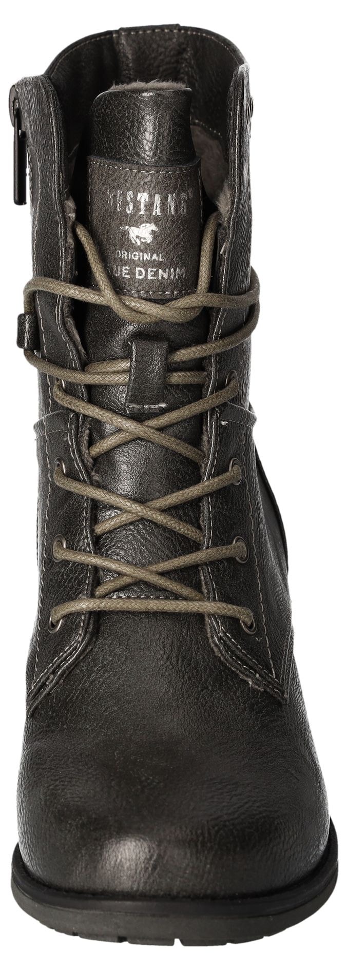 Mustang Shoes Stiefelette, Bikerboots, Stiefelette mit Innenreissverschluss