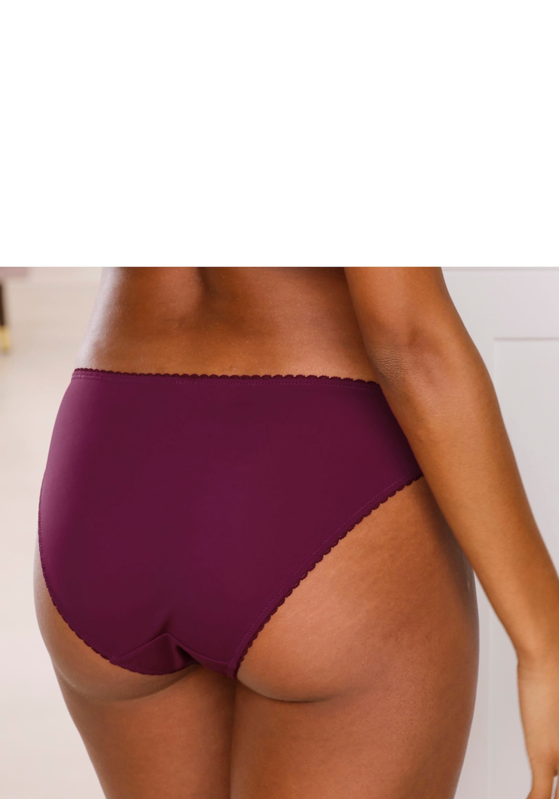 Nuance Slip, (2 St.), mit Spitzeneinsatz vorne