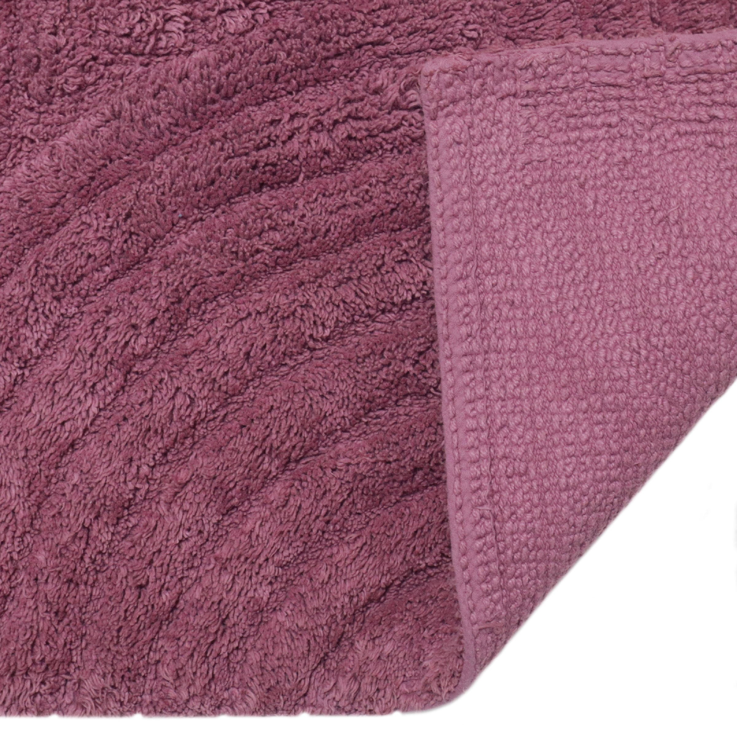 my home Badematte »Juna, Badvorleger, Badezimmer Teppich, Zen, Scandi, Boho«, rutschhemmend beschichtet, fussbodenheizungsgeeignet, Baumwolle, Hoch-Tief-Effekt, weich