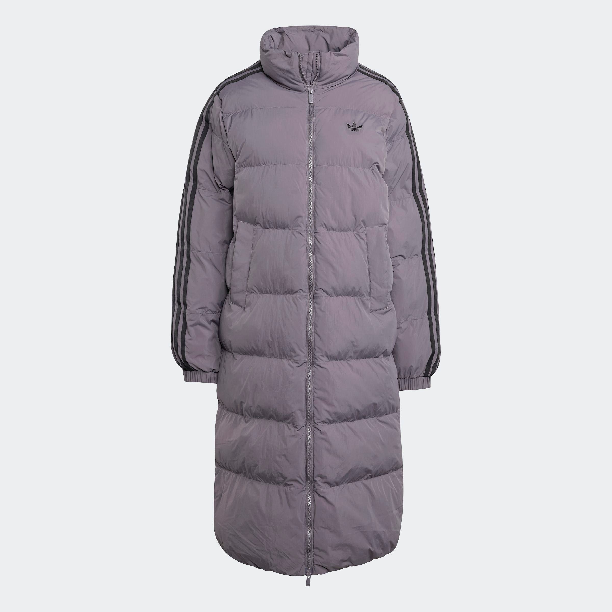adidas Originals Winterjacke »LONG PUFFER« Langer Mantel aus Kunstdaunen