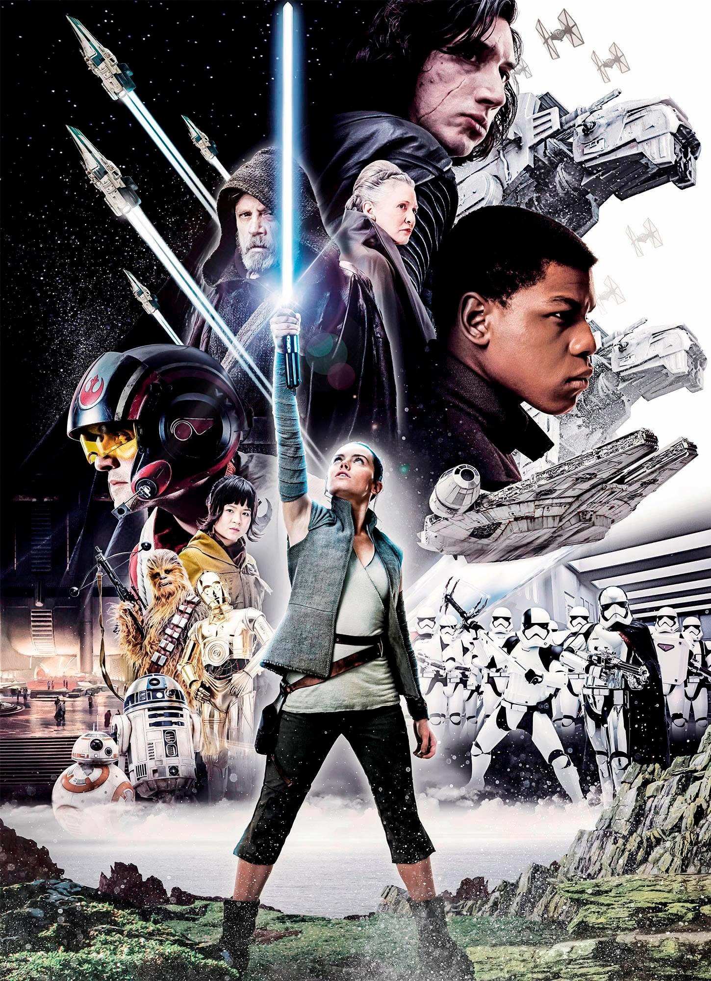Image of Komar Fototapete "STAR WARS Balance - Grösse 184 x 254 cm" bedruckt glatt Kinderzimmer