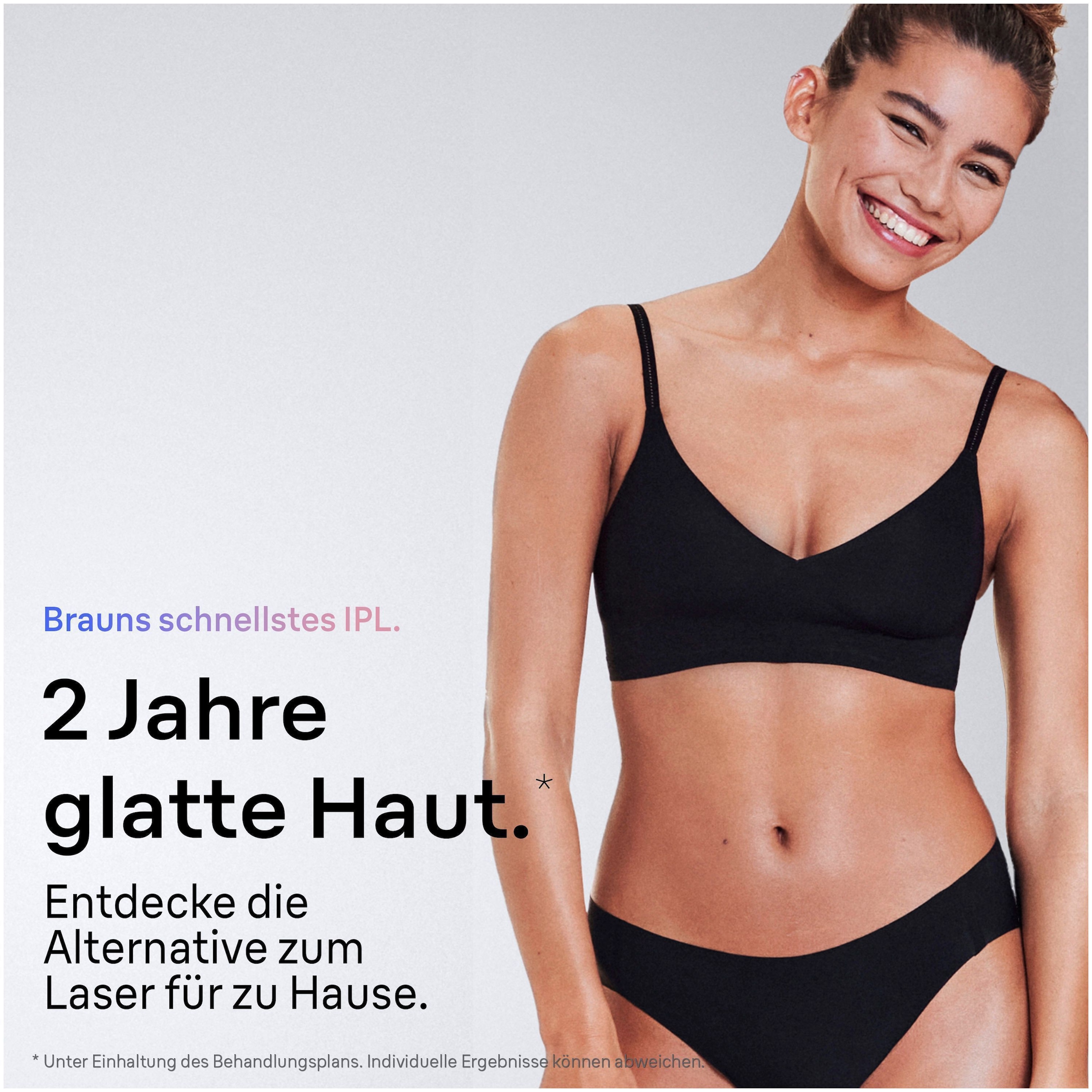 Braun Épilateur IPL »Smart Skin i·expert PL7147« 2 Aufsätze für Gesicht & Körper, Venus Rasierer & Aufbewahrungstasche