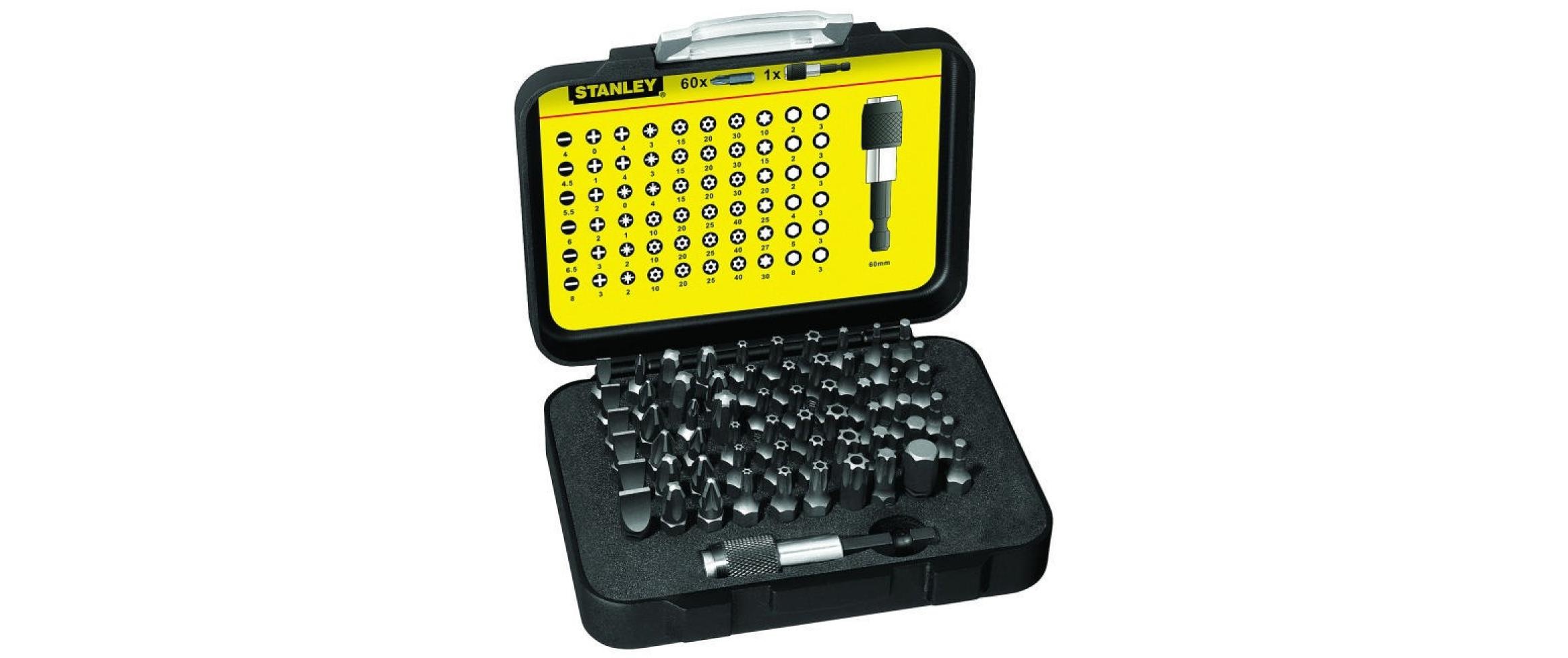 Image of STANLEY Bit-Set 61 Stk. tlg.