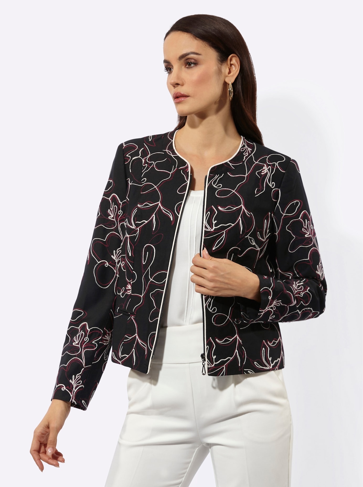 creation L Veste blazer »Lyocell-Viskose-Blazer«