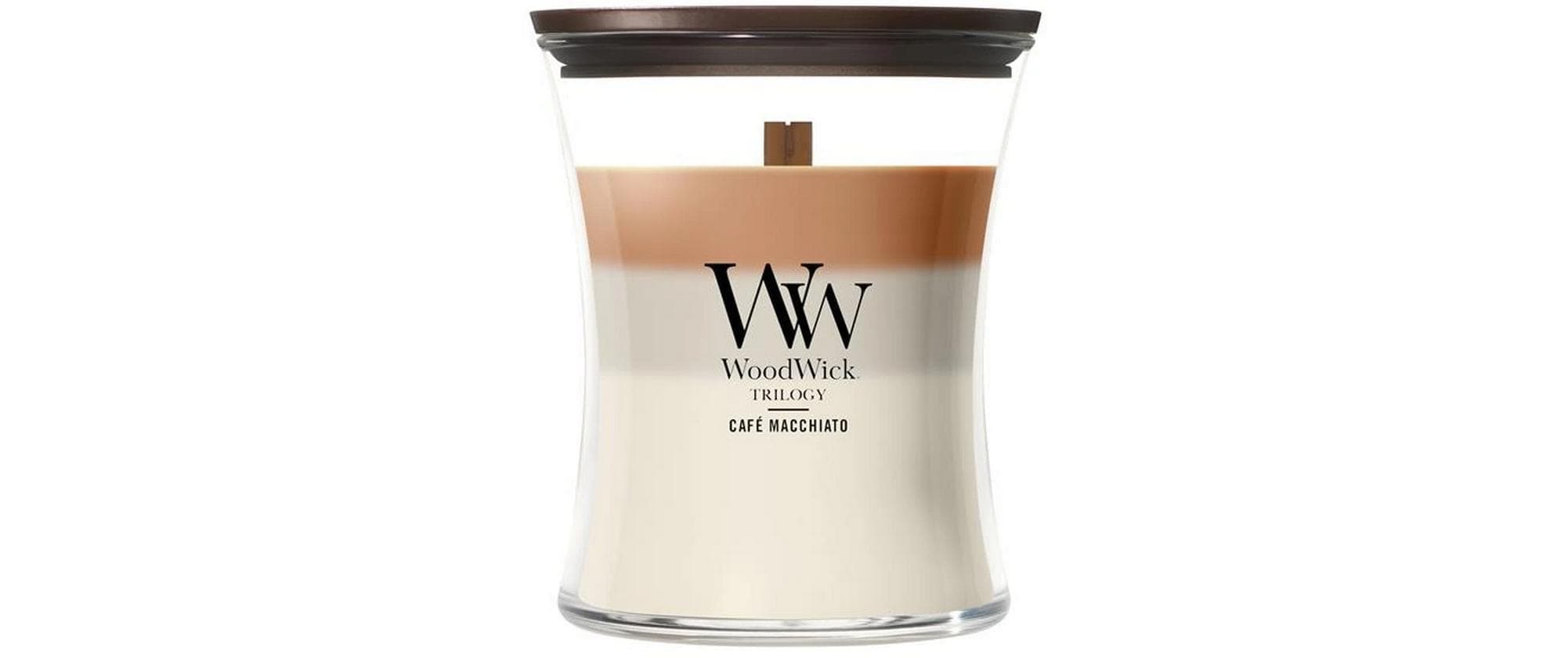 Woodwick Duftkerze »Café Machiatto Trilogy Medium Jar«