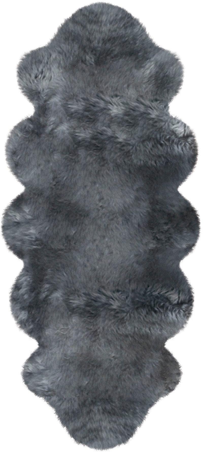 Image of Heitmann Felle Fellteppich "Doppel-Lammfell - Premium Qualität" fellförmig 70 mm Höhe echtes Austral. Lammfell, besonders weich, auch ideal als Bettvorleger