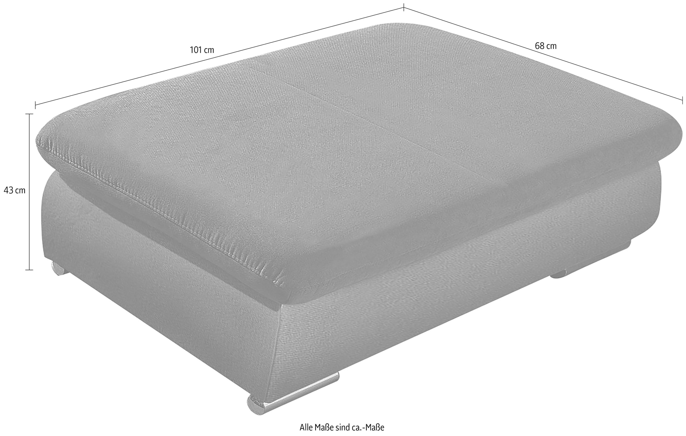 sit&more Polsterhocker »Valantine«, individuell zum Kombinieren