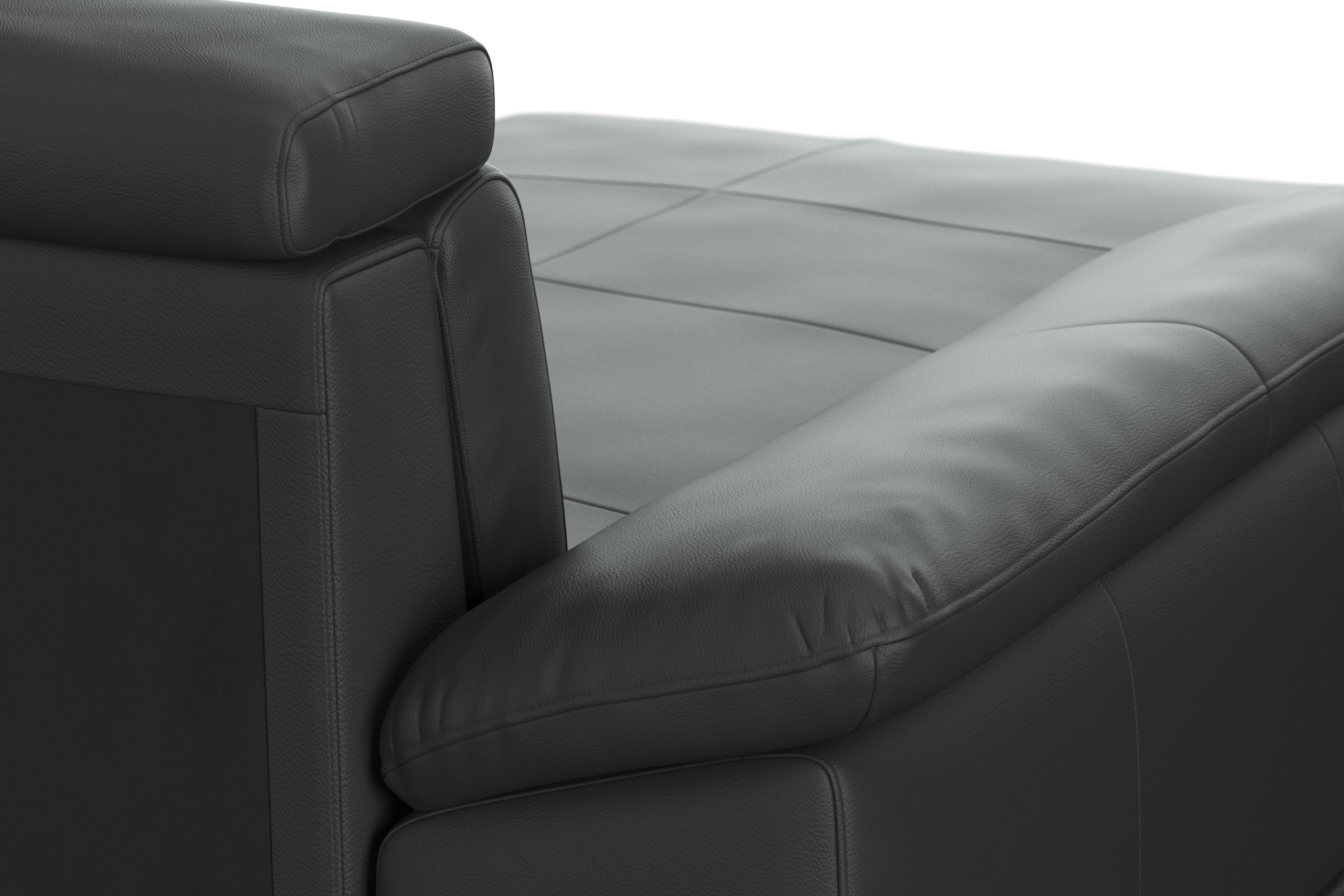 sit&more Wohnlandschaft »Cabrio U-Form, mit Sitztiefenverstellung, Arm- und Kopfteilverstellung«, 3 Nierenkissen, Federkern, optional Bettfunktion und Stauraum