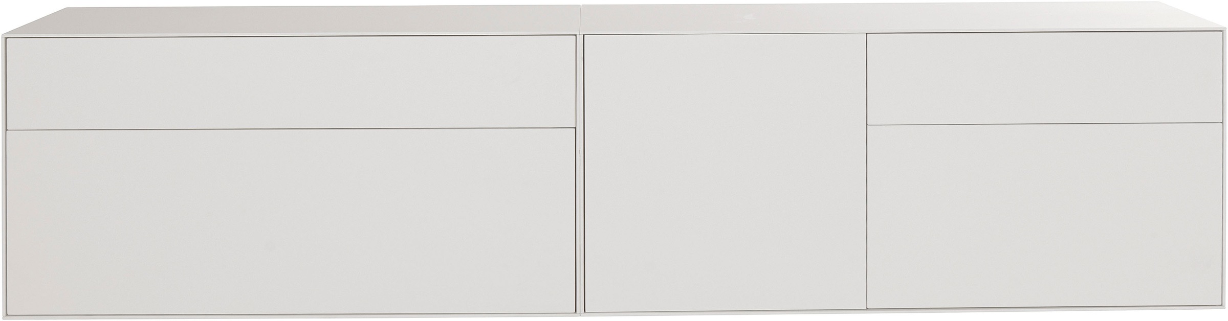 LeGer Home by Lena Gercke Lowboard »Essentials«, (2 St.), Breite: 239cm, MDF lackiert, Push-to-open-Funktion
