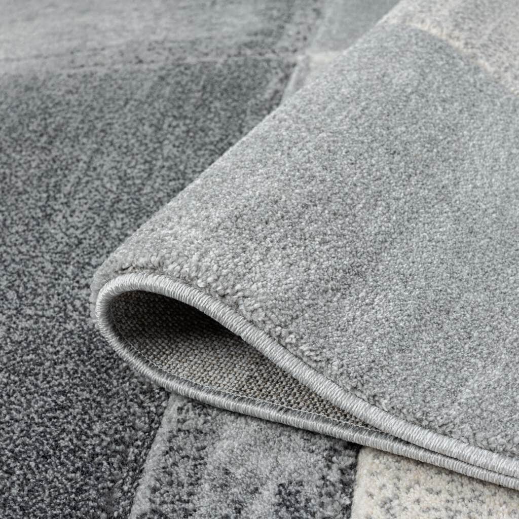 Carpet City Teppich »BONITO 9053«, rechteckig, 11 mm Höhe, Läufer, Flachflor, Hochtief-Muster/ 3D-Effekt, Geo-Muster, Wohnzimmer