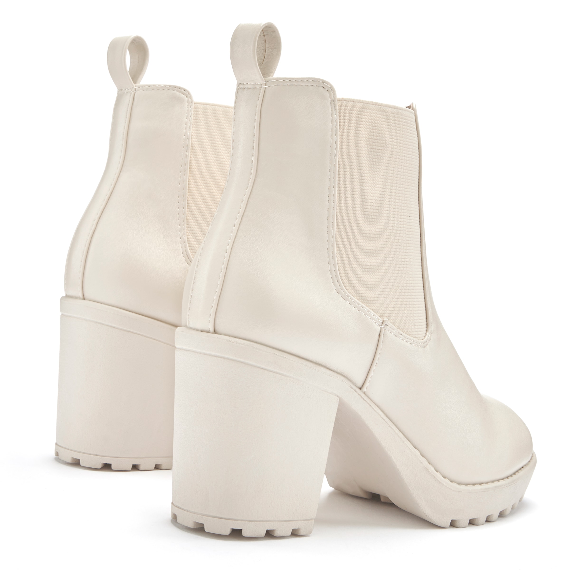 Vivance Chelseaboots, mit Blockabsatz & Stretch-Einsatz, High-Heel-Stiefelette, Ankle Boots