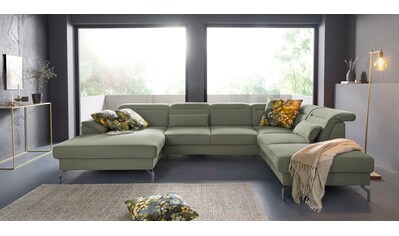 sit&more Wohnlandschaft, 15 cm Fusshöhe, inklusive Sitztiefenverstellung, wahlweise... kaufen sit&more Wohnlandschaft, 15 cm Fusshöhe, inklusive Sitztiefenverstellung, wahlweise... kaufen