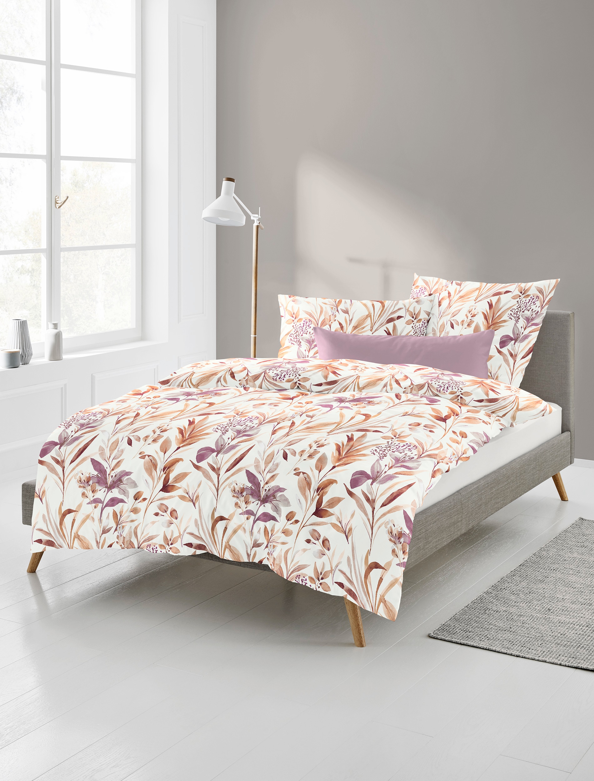 BIERBAUM Linge de lit »4137« 2 cuis tlg. Biber, 100 % Baumwolle, pflegeleicht, kuschelig weich