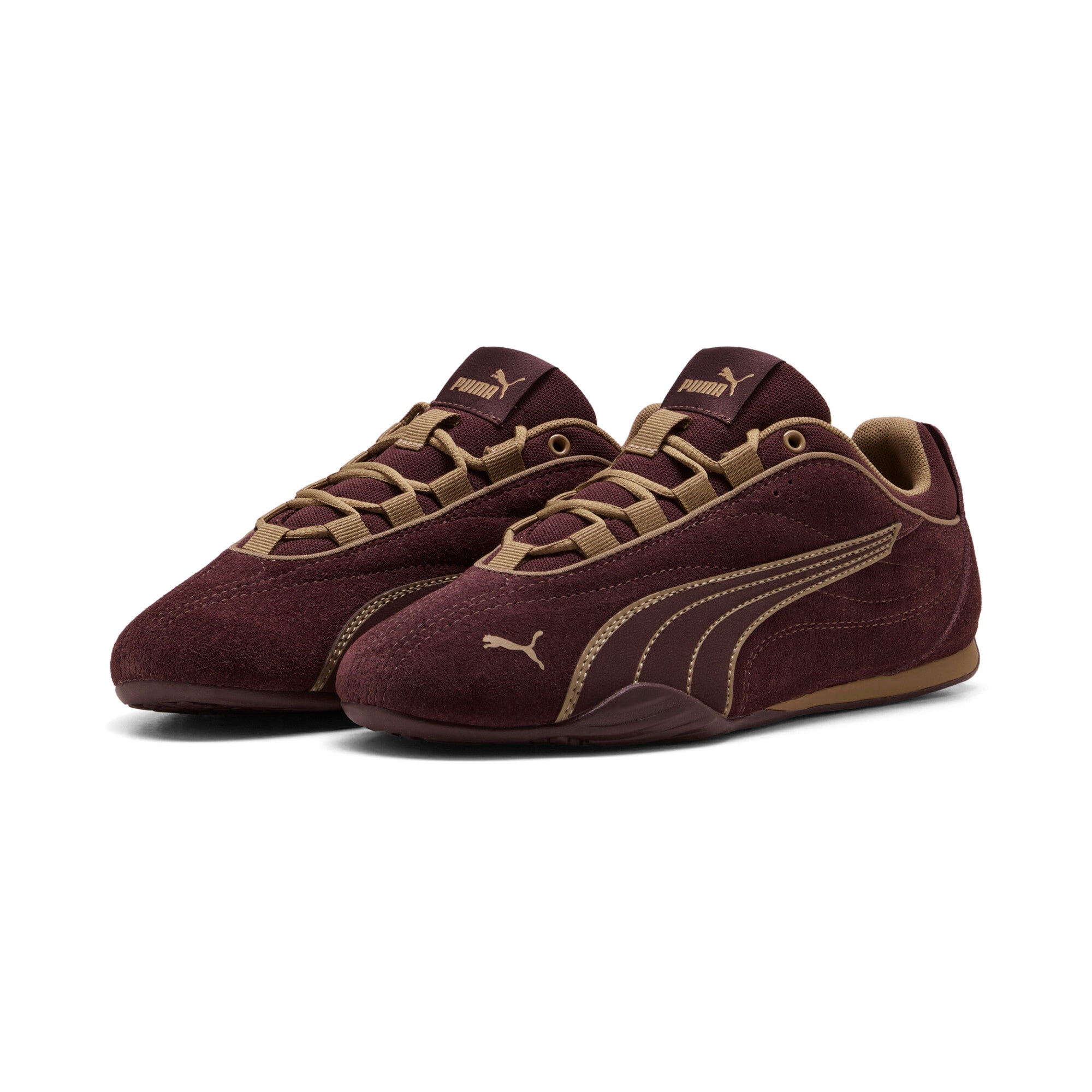 Image of PUMA Sneaker "CATCH SOLEIL SD" für Alltag, mit Lederobermaterial, sportlicher Stil, mit Schnürung