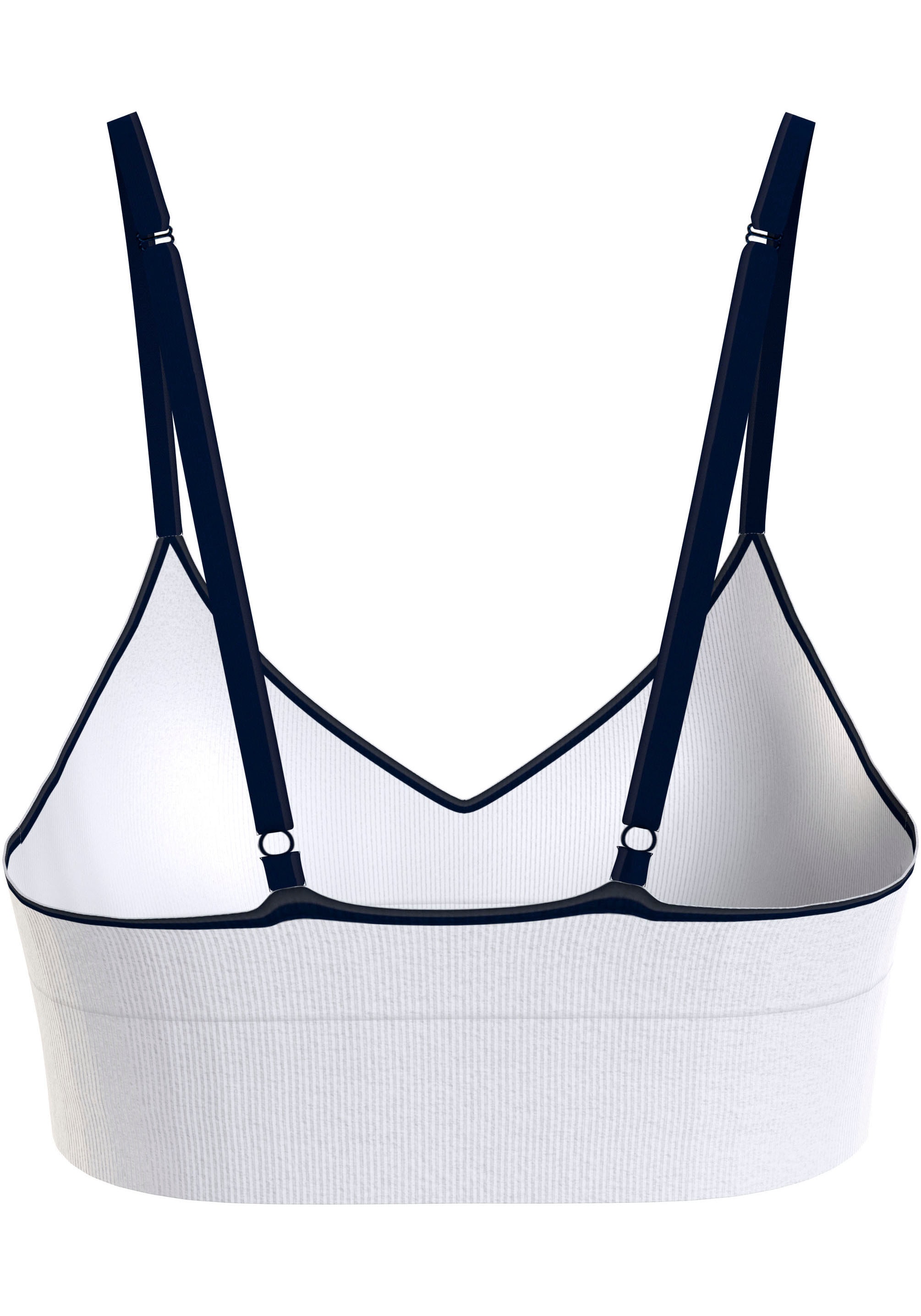 Tommy Hilfiger Underwear Triangel-BH »TRIANGLE RP«, mit verstellbaren Träger, Rippware, Logo-Schriftzug