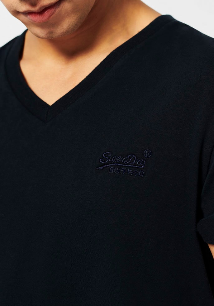 Superdry V-Shirt »VINTAGE LOGO EMB VEE«