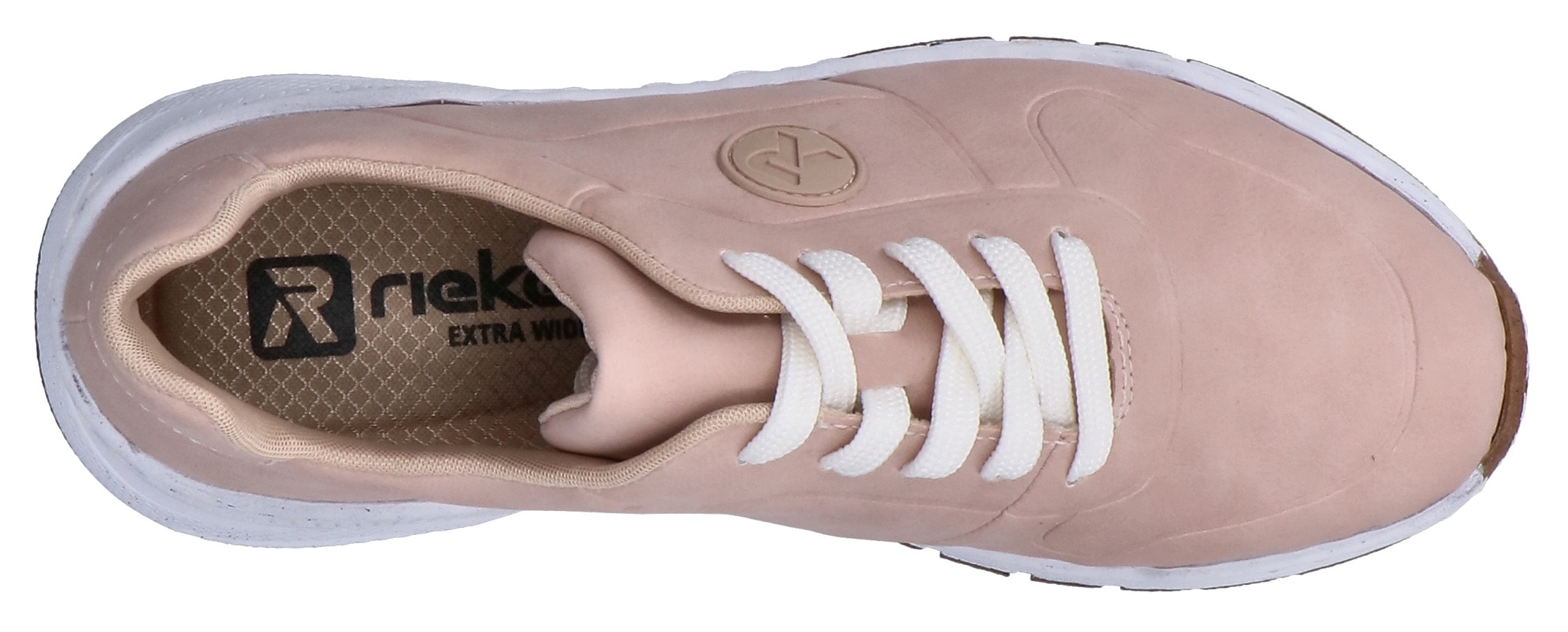 Rieker Sneakers  avec semelle intérieure MemoSoft, chaussure de loisir, chaussure basse, chaussure à lacets