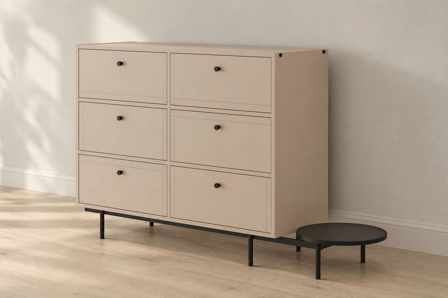 Image of Home affaire Sideboard Seitlicher Design-Beistelltisch-stilvoll und funktional.