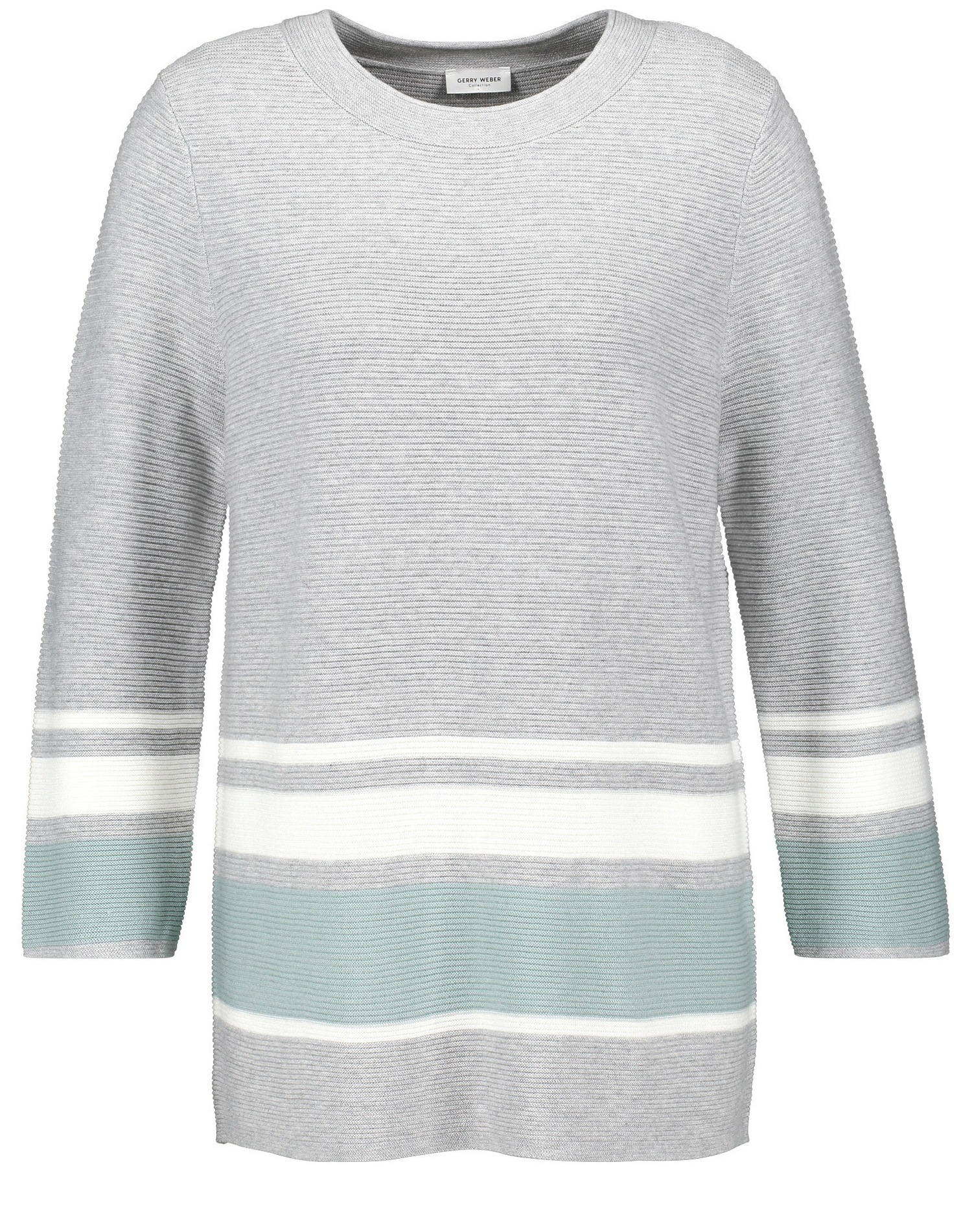 Pullover 3/4 Arm Rundhals »3/4 Arm Pullover mit Seide«