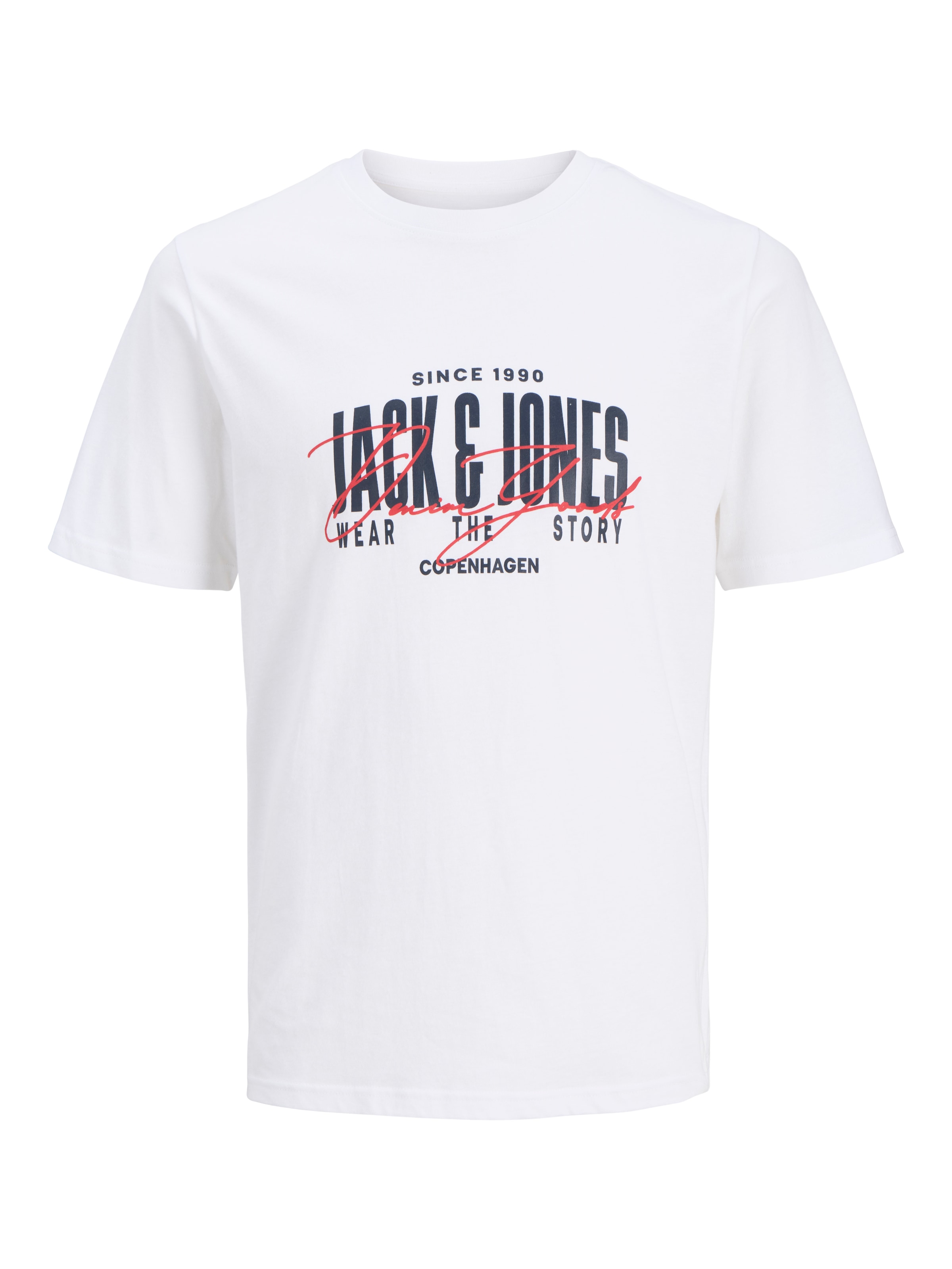 Jack & Jones PlusSize T-shirt »JJAERO TEE SS CREW NECK PLS« coton, coupe régulière