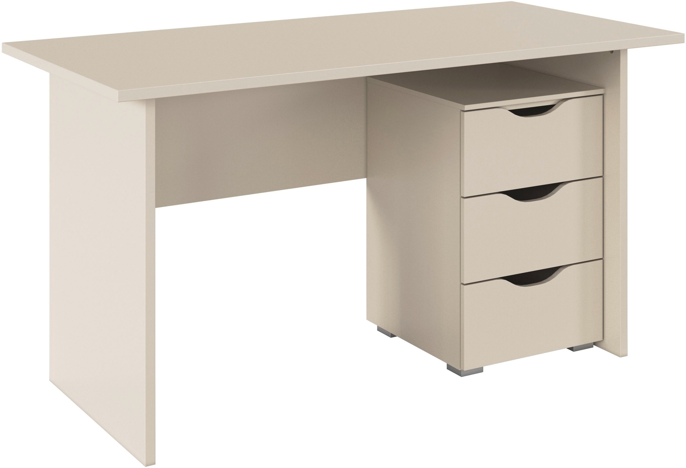 Image of GOODproduct Schreibtisch "Computertisch Schreibtisch mit Schubladen Kinderschreibtisch MARLENE" Breite 140 cm, mit 3 geräumigen Schubladen und SOFT-CLOSE-FUNKTION MADE IN GERMANY