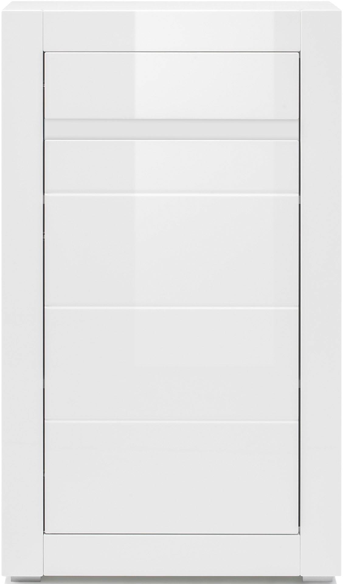 INOSIGN Kommode »Carat«, Breite 66 cm, Blende in weiss und betonfarben im Lieferumfang