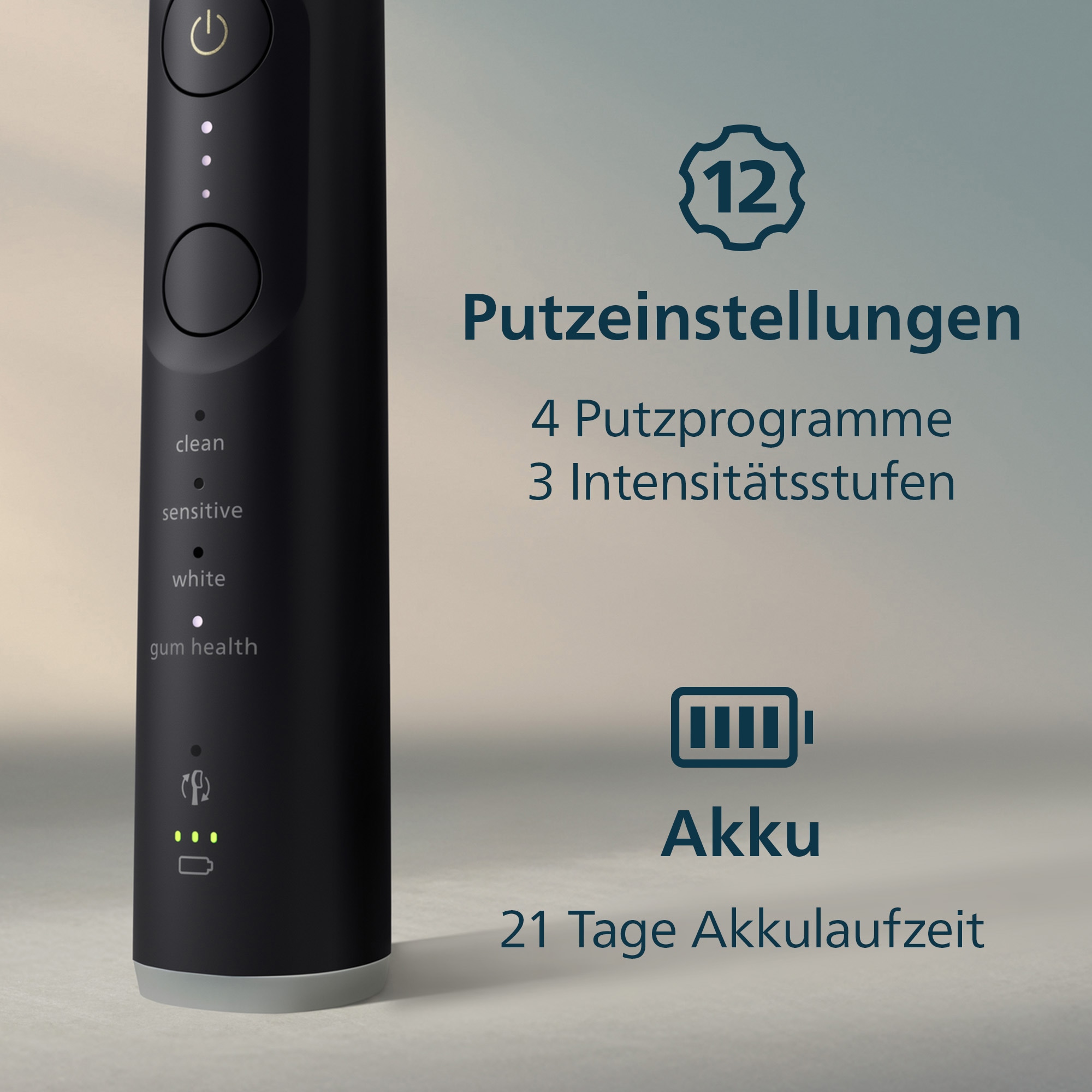 Philips Sonicare Brosse à dents électrique »Series 7100 HX7421/01« 1 cuis Aufsteckbürsten mit visueller Andruckkontrolle, 7 Putzeinstellungen, inkl. Reiseetui