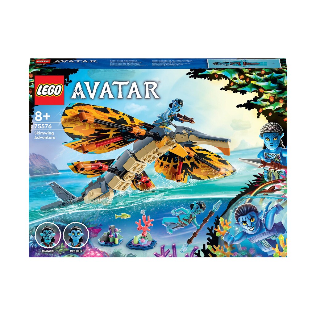 LEGO® Konstruktionsspielsteine »Avatar Skimwing Abenteuer«, (259 St.)