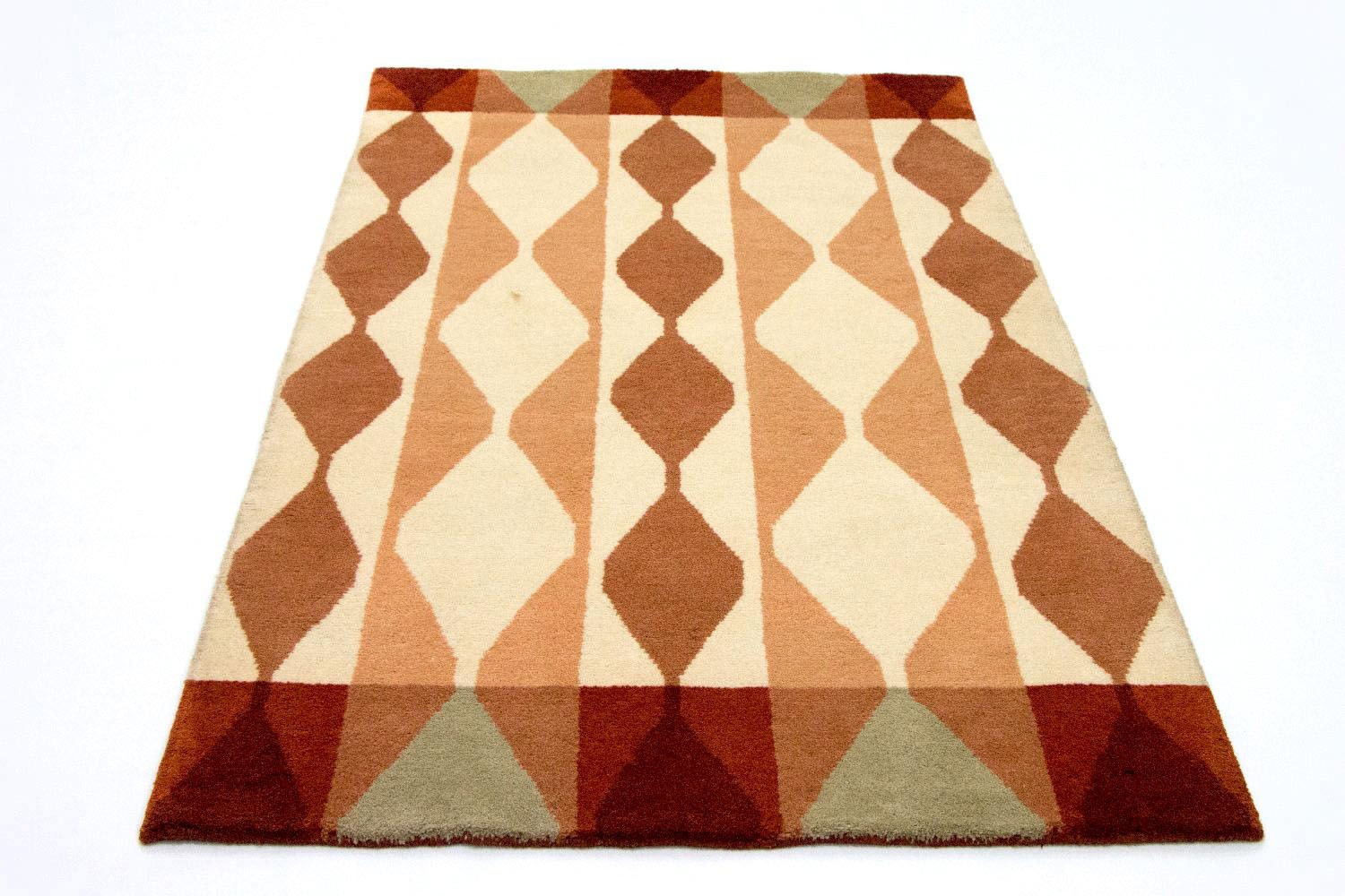 »Gabbeh mehrfarbig«, handgeknüpft Teppich handgeknüpft Wollteppich rechteckig, morgenland
