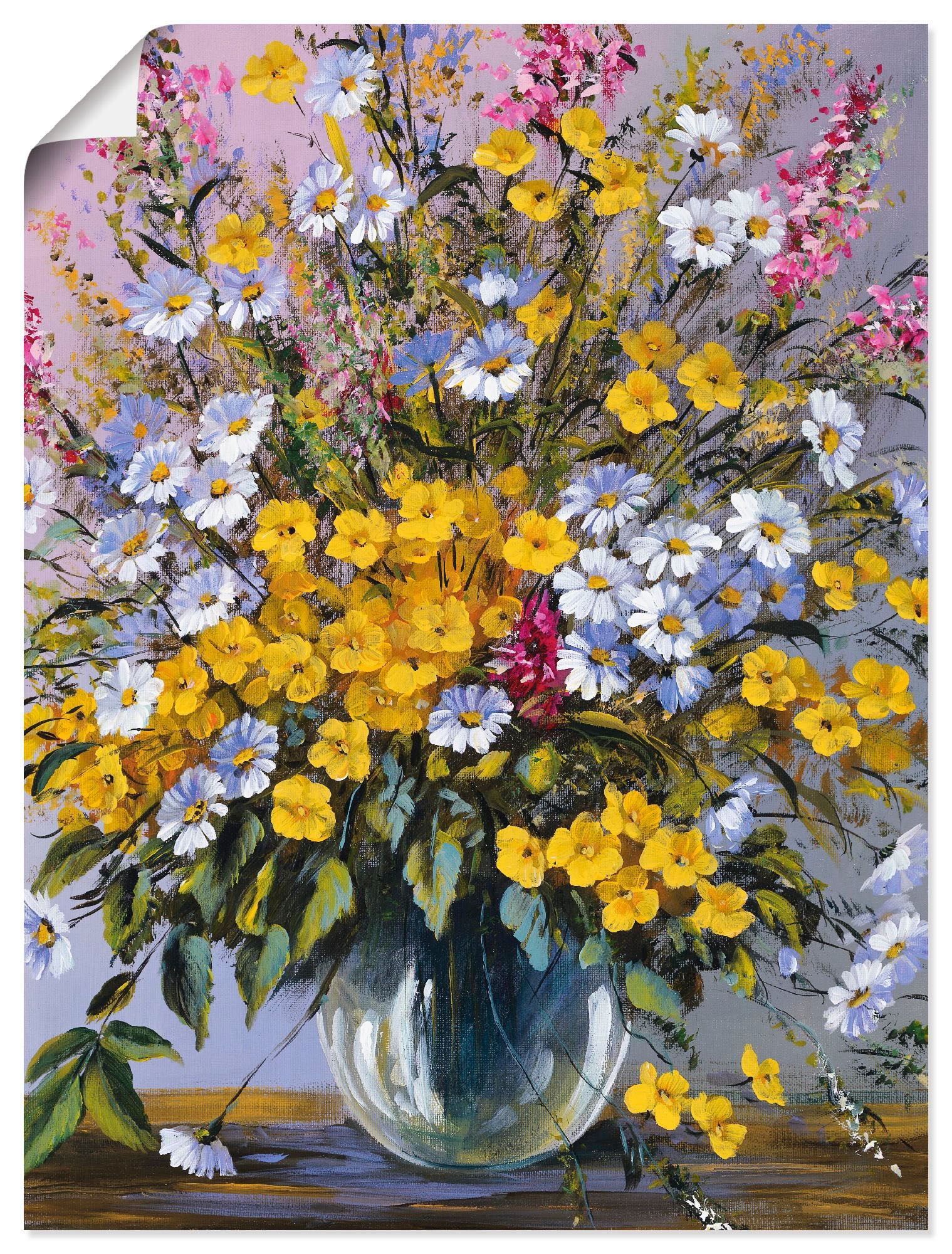 Image of Artland Poster "Gemischter Strauss" Blumen 1 Stk. tlg. ohne Rahmen