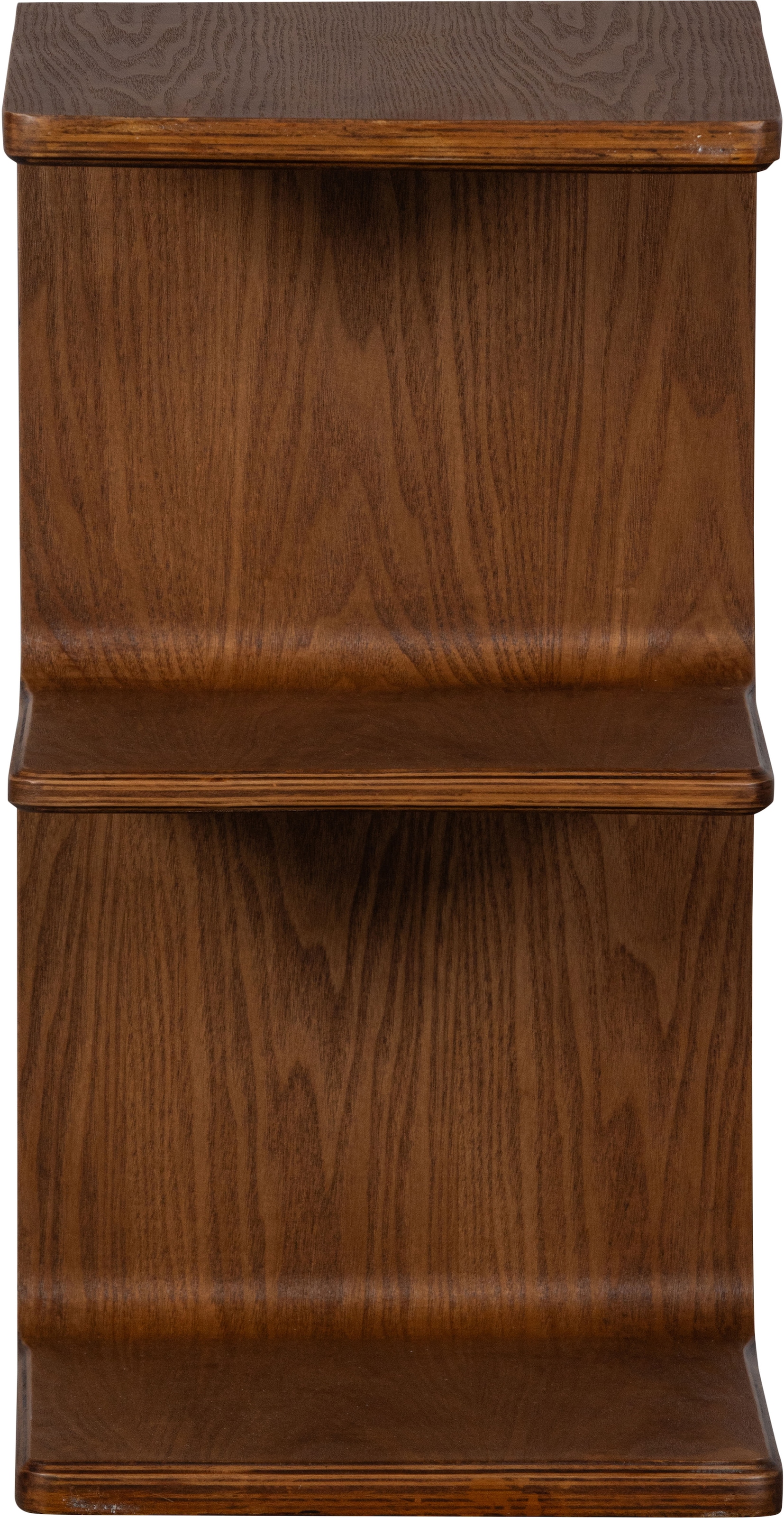 WOOOD Beistelltisch »Frey Plywood mit abgerundeten Ecken multifunktional H40 x B60 x T32 cm« Tragkraft 150 kg, auch seitlich aufstellbar, vollständig montiert