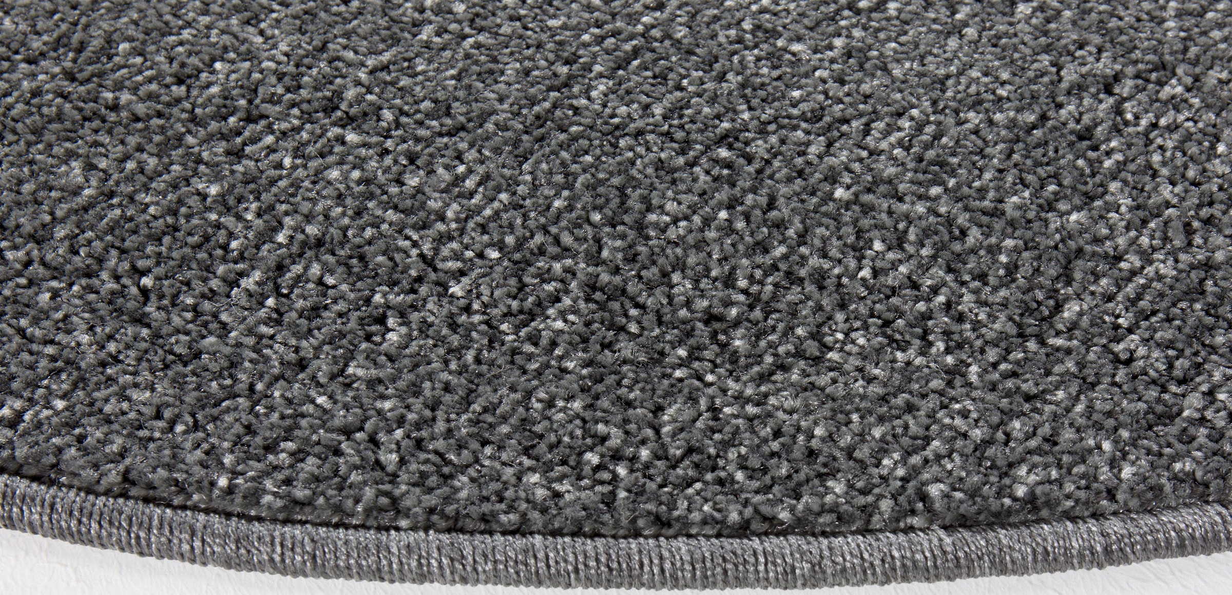 Andiamo Teppich »Jerez«, rund, 8 mm Höhe, Kurzflor, gewebt, Uni-Farben, Wohnzimmer & Schlafzimmer