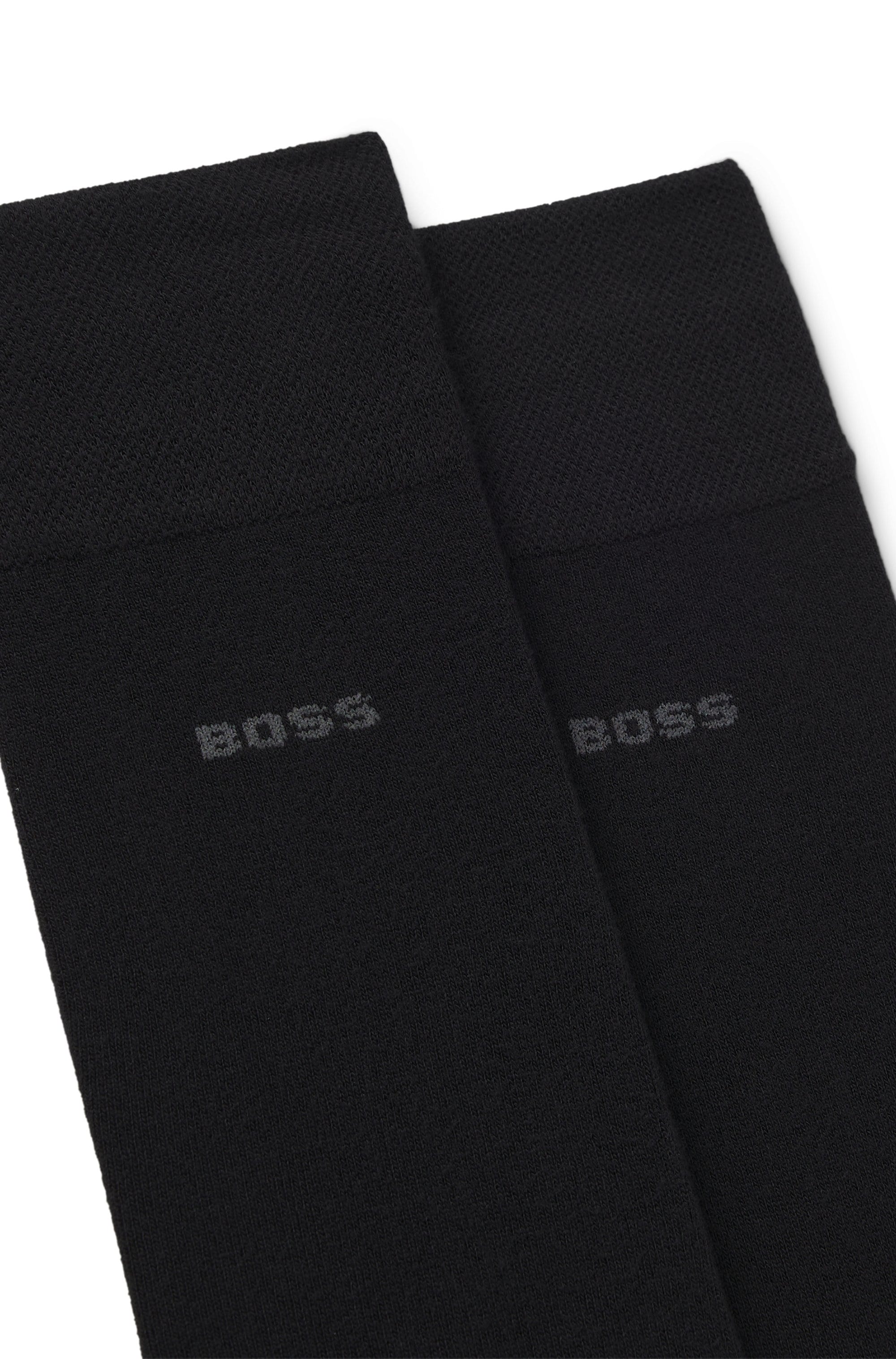 BOSS Chaussettes d'affaires »2P RS Bamboo 1027« Packung, 2 cuis tlg. mit Strickbündchen