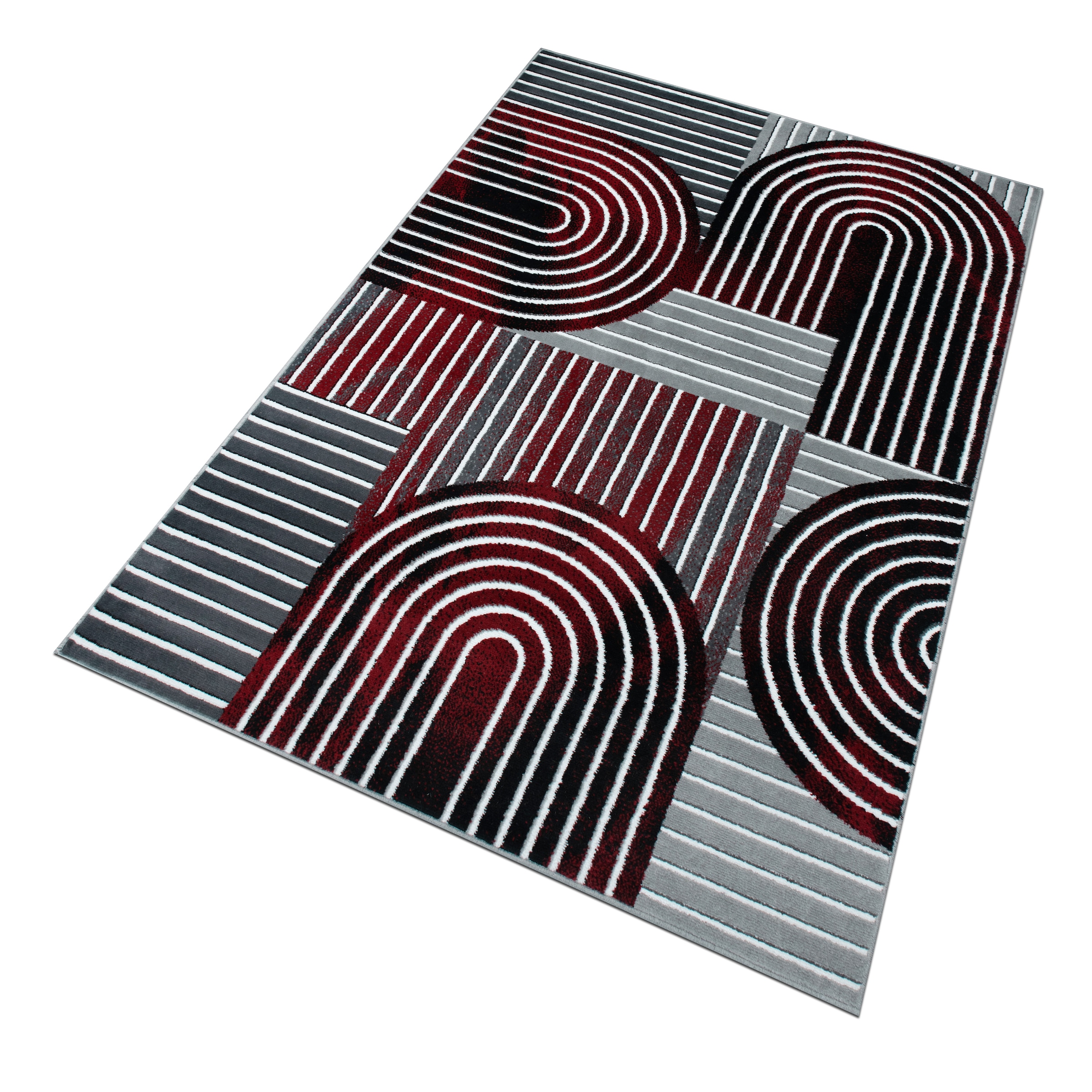 GOODproduct Teppich »Lysandra« rechteckig 8 mm Höhe 3D-Effekt, softer Kurzflor, pflegeleicht, leichter Glanz, Scandi-Look