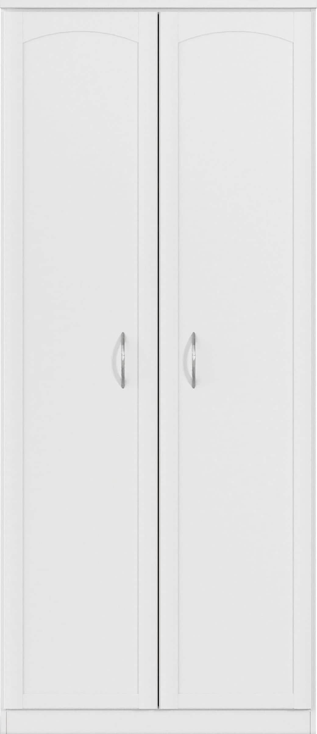rauch Kleiderschrank »Schrank Garderobe Garderobenschrank Putzschrank Wäscheschrank TORRENT« Breiten 91/136/181 cm, Höhe 210 cm,  optional Aussenschubladen und Spiegel, viel Stauraum MADE IN GERMANY