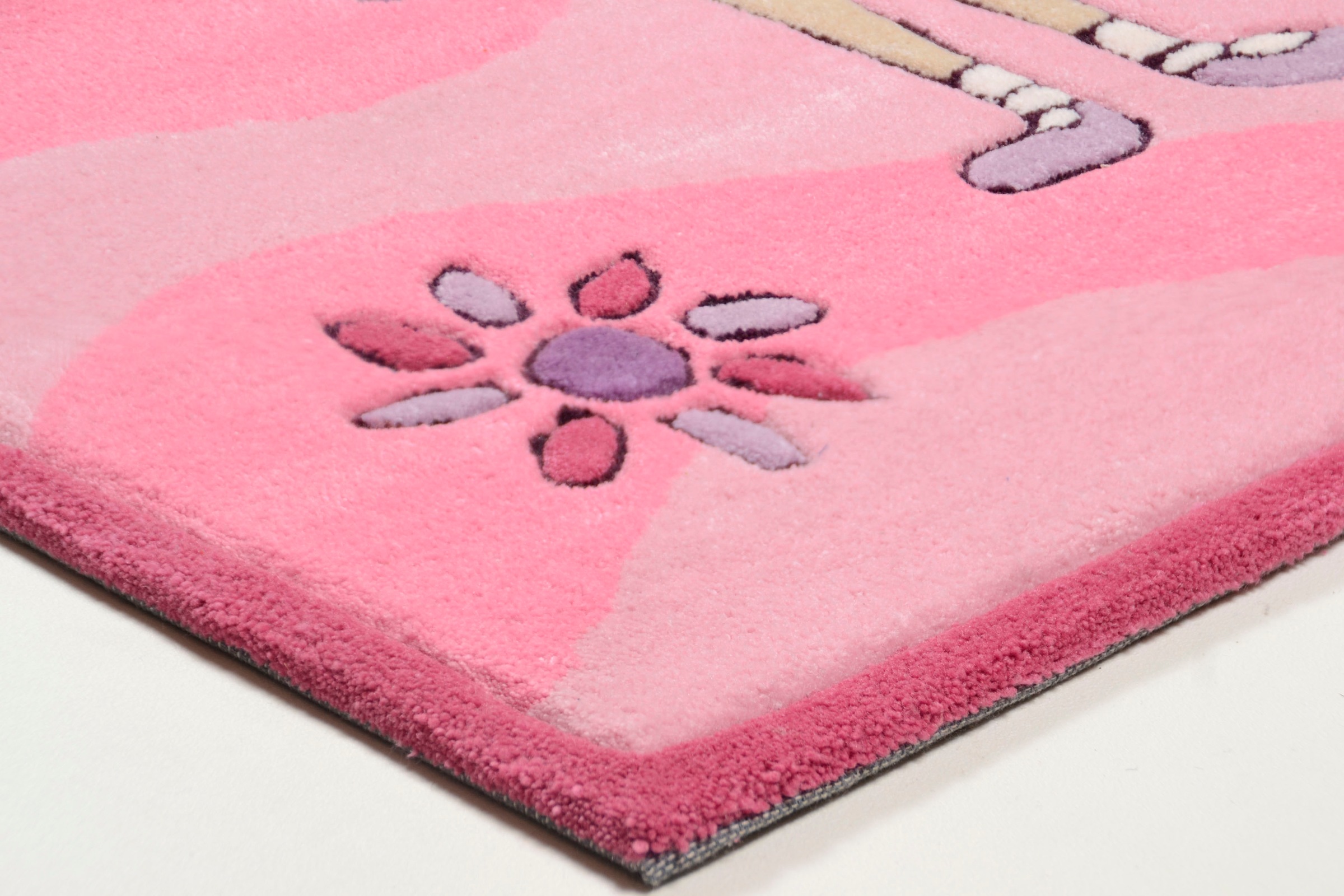 THEKO Kinderteppich »Maui 3035«, rechteckig, 14 mm Höhe, Kurzflor, Motiv Prinzessin, Kinderzimmer