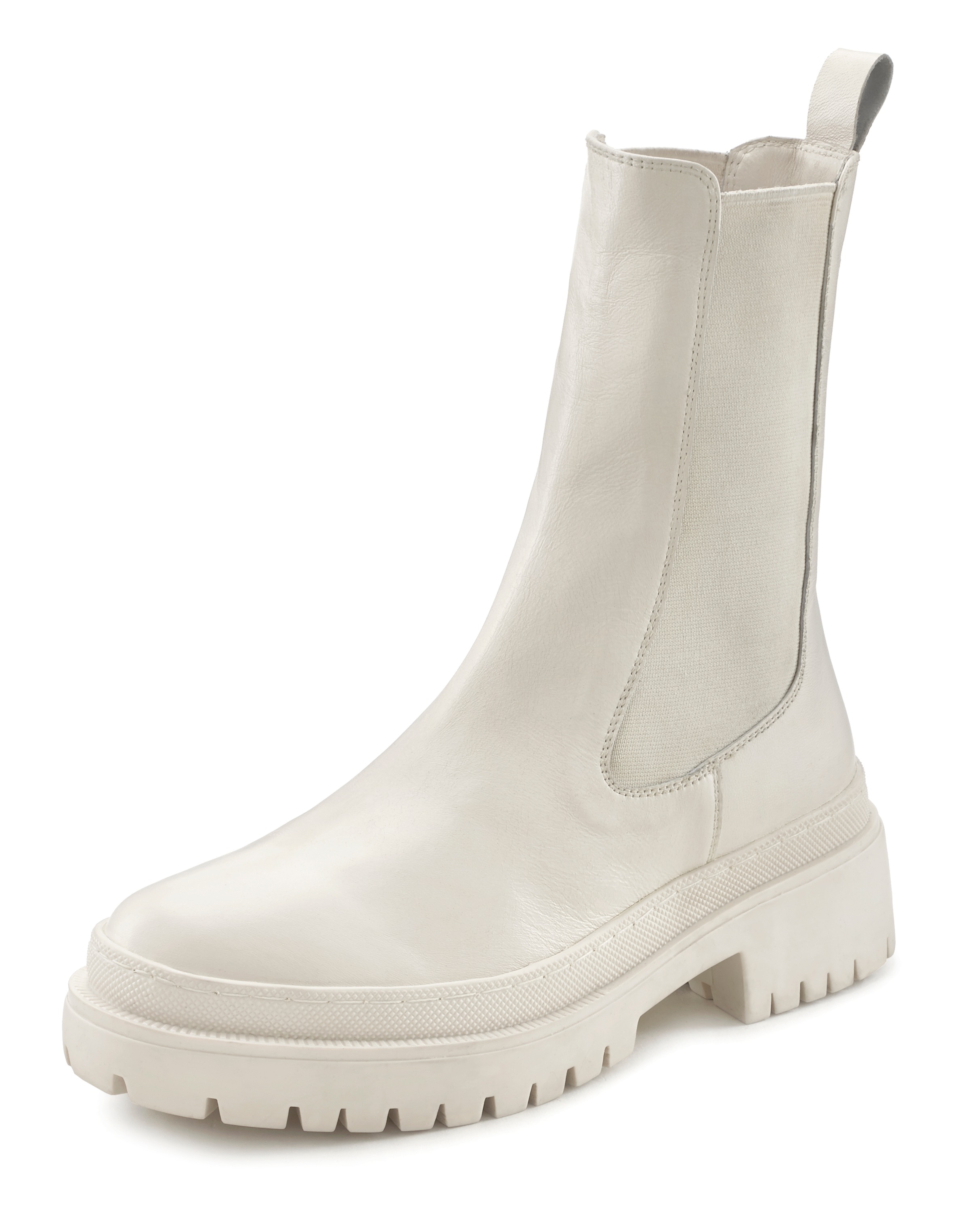 Image of LASCANA Schlupfboots, aus Leder mit Chunky-Sohle bei Ackermann Versand Schweiz