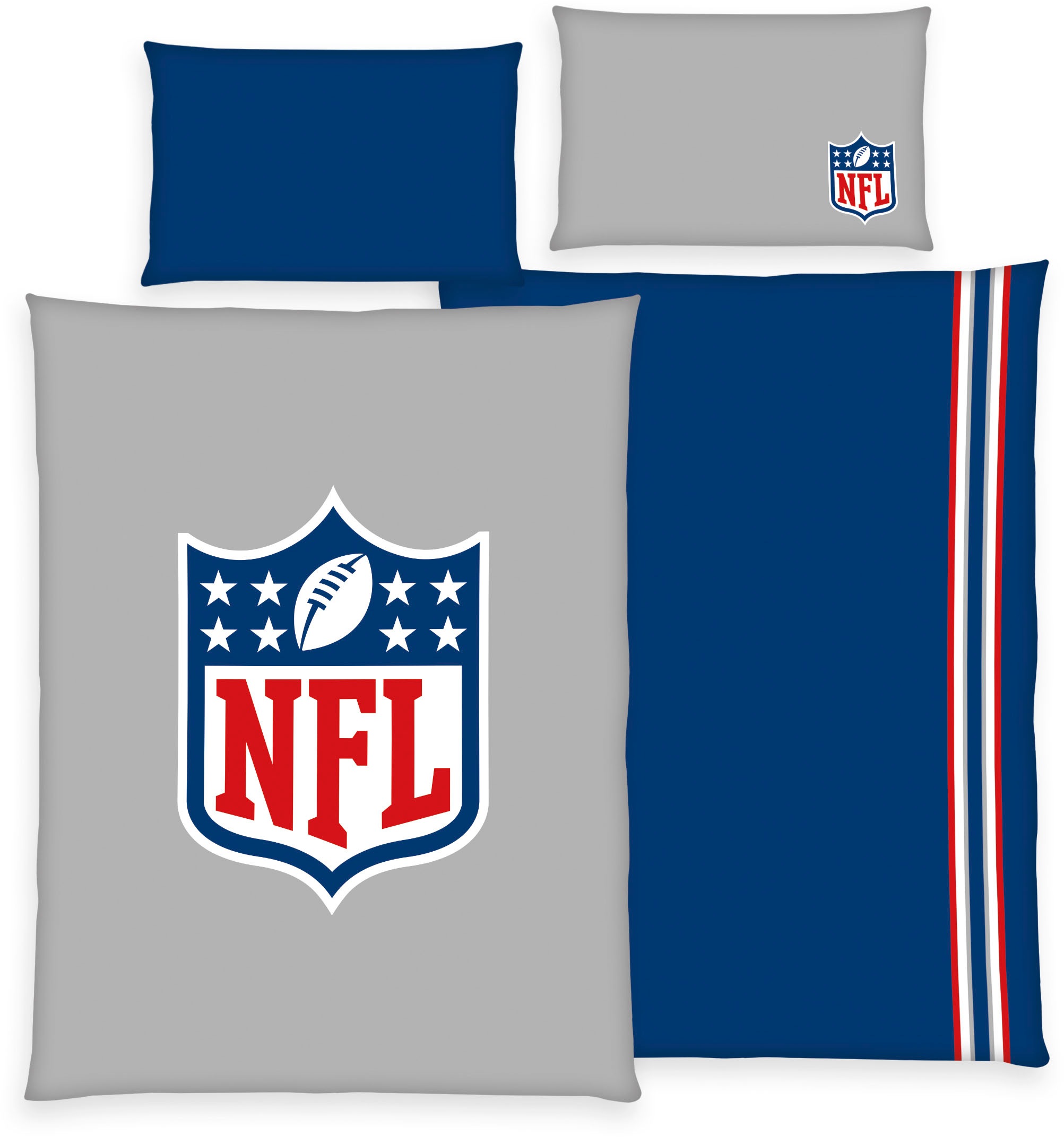 Image of NFL Wendebettwäsche "NFL" 2 Stk. mit coolem Super Bowl Motiv, American Football
