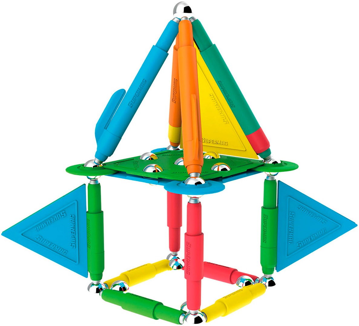 Happy People Magnetspielbausteine »Supermag Color Stix« Made in Europe