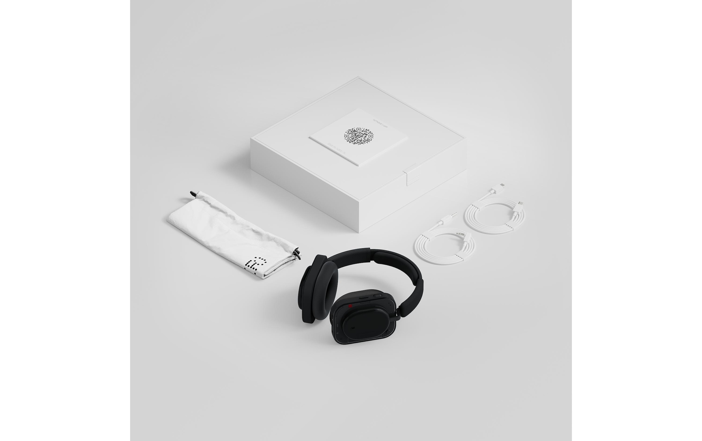 NOTHING Over-Ear-Kopfhörer »Headphone (a)« Bluetooth Active Noise Cancelling (ANC) | Freisprechfunktion | Hi-Res | Transparenzmodus