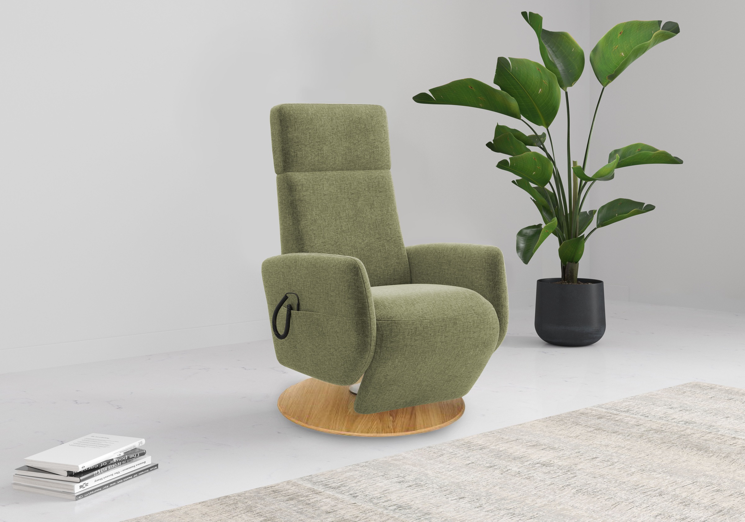 Image of GOODproduct TV-Sessel "Rochelle mit Kopfteilverstellung & Drehfunktion, weitere Funktionen" 1 Stk. tlg. TV-Sessel mit Drehfunktion 360 Grad