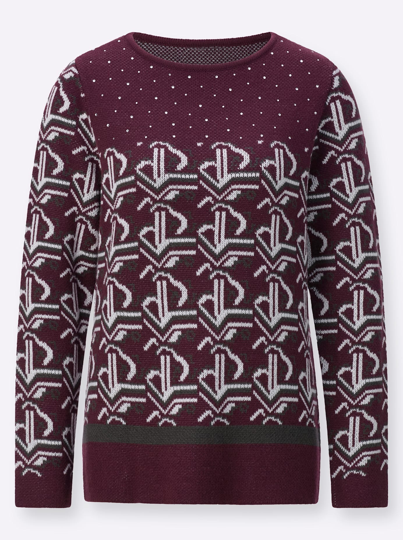 creation L Rundhalspullover »Merino-Mix-Pullover«