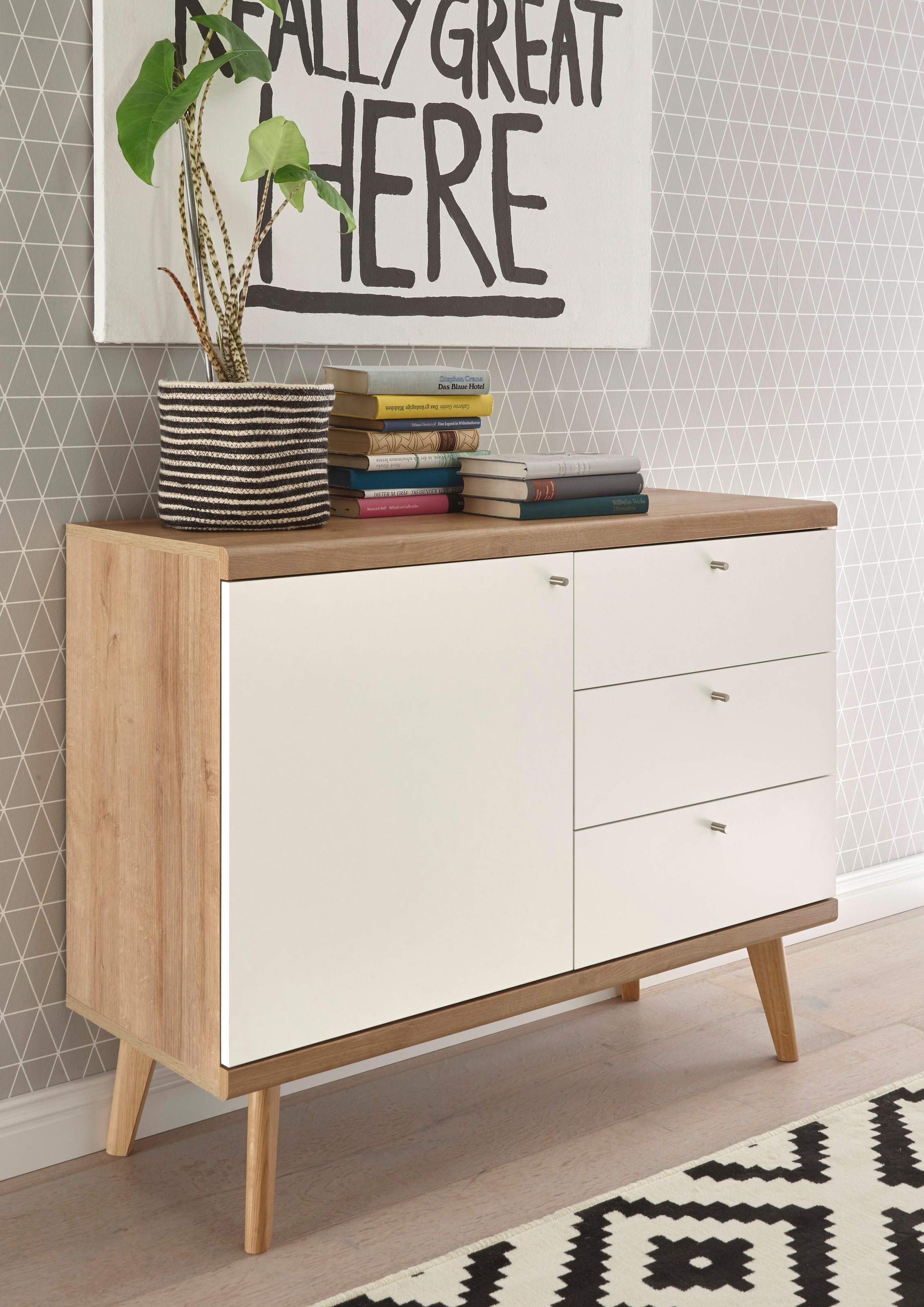 Image of andas Sideboard »Merle«, im skandinavischen Design, Breite 107 cm bei Ackermann Versand Schweiz