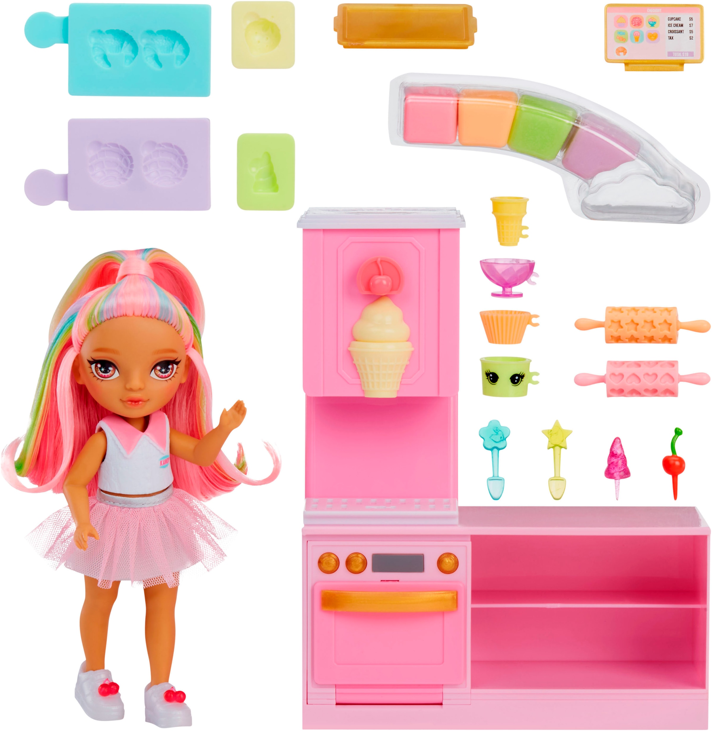 RAINBOW HIGH Mini-poupée »Rainbow High Little Dessert Shop with Kandy Playset«