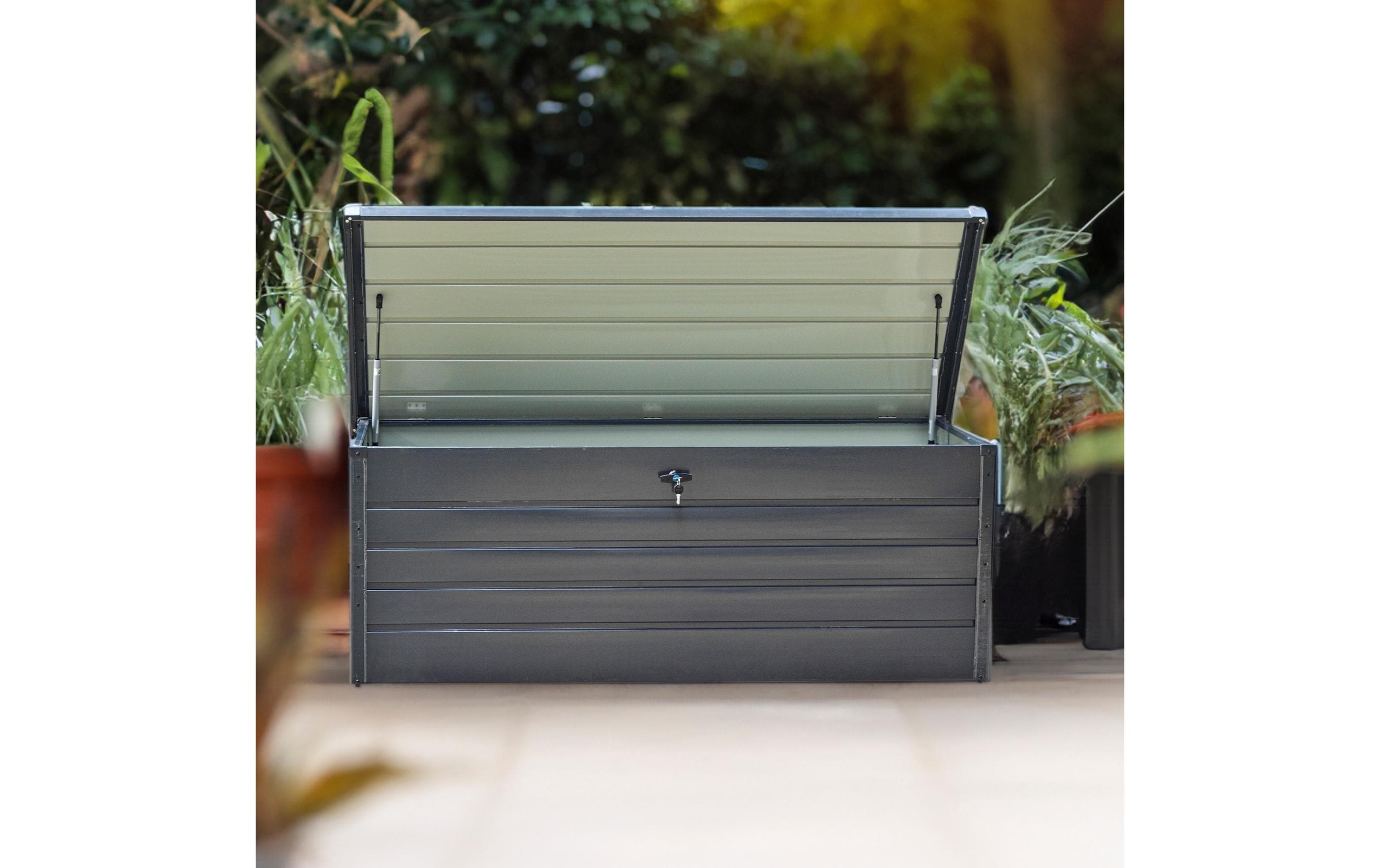 Innovesta Gartenbox »Metall, 165 x 70 x 62 cm, Anthrazit«