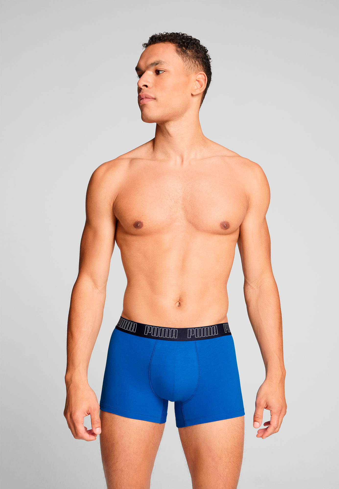 PUMA Trunk »PUMA MEN EVERYDAY TRUNKS 2P« Packung, 2er Pack,  mit kontrastfarbigem Webbund