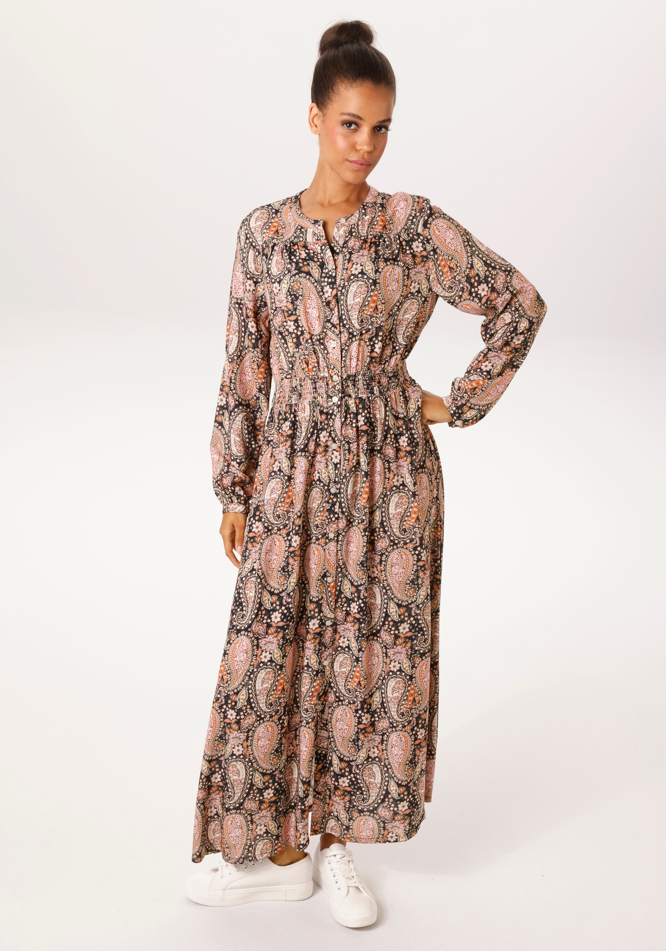 Image of Aniston CASUAL Maxikleid mit fantasievollem Paisley-Muster bedruckt