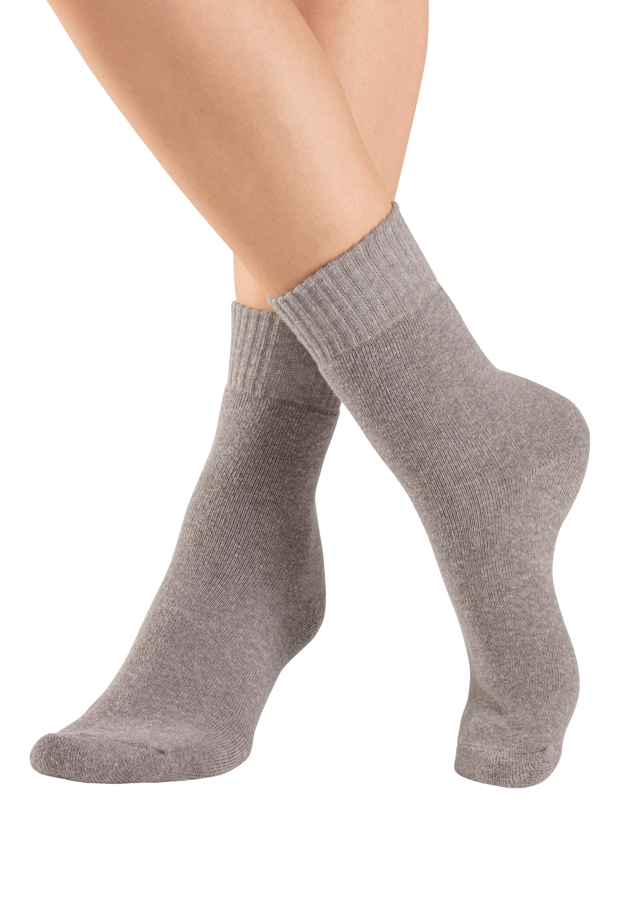 Lavana Chaussettes basiques Packung, 5 Couple tlg. Thermosocken mit Vollfrottee