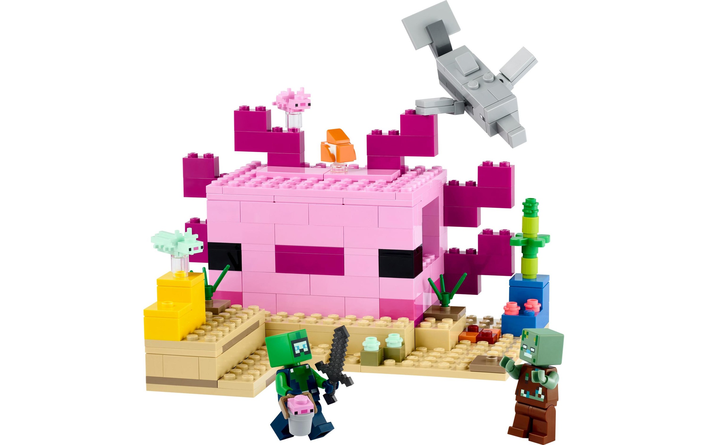 LEGO® Spielbausteine »Das Axolotl-Haus 21«, (242 St.)