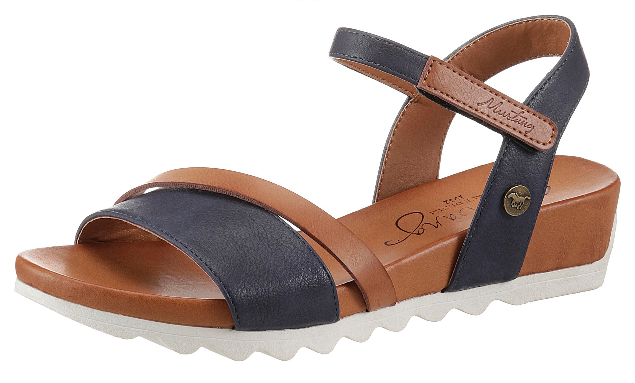 Image of Mustang Shoes Sandalette, mit Klettriemchen bei Ackermann Versand Schweiz